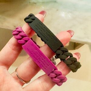 NWT Marc Jacobs silicon tag bracelet